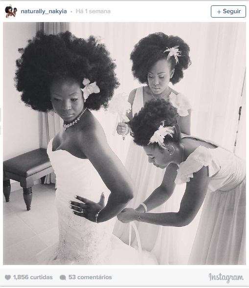 Noivas e madrinhas mostram poder do cabelo afro e fotos viram hit na internet - 3