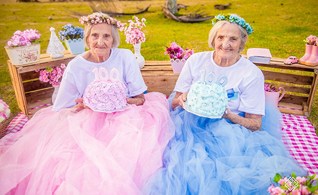 Gêmeas fazem 100 anos e ganham ensaio fotográfico incrível de presente - 6